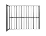 Queen Size Metal Bed Frame with Headboard Charcoal Grey - V.I.P Digital Presence