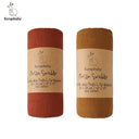 Kangobaby #Old Time# 100% Cotton Plain Color 2pcs Set Hot Sale Baby Muslin Swaddle Blanket - V.I.P Digital Presence