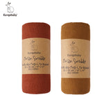 Kangobaby #Old Time# 100% Cotton Plain Color 2pcs Set Hot Sale Baby Muslin Swaddle Blanket - V.I.P Digital Presence