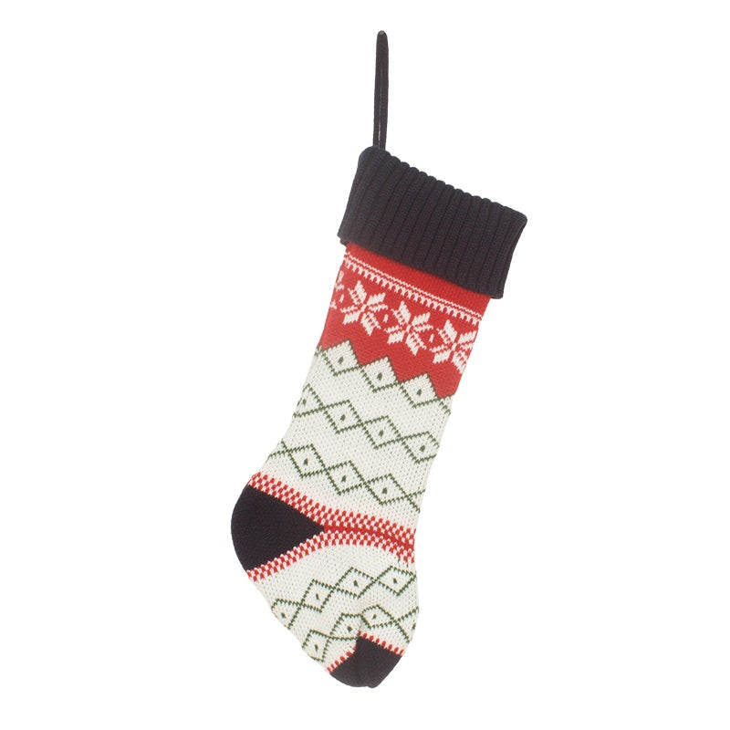 Christmas Decoration Plush Knitted Socks Christmas Gift Socks Gift Bags Pendants - V.I.P Digital Presence