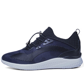 Internal height increasing men's shoes 8CM sports shoes with thick sole and no lace up invisible height increasing shoes - V.I.P Digital Presence