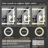 LED Bathroom Mirror 72x36 Inch with lights, anti-Fog & Dimming Led Bathroom Vanity Mirror