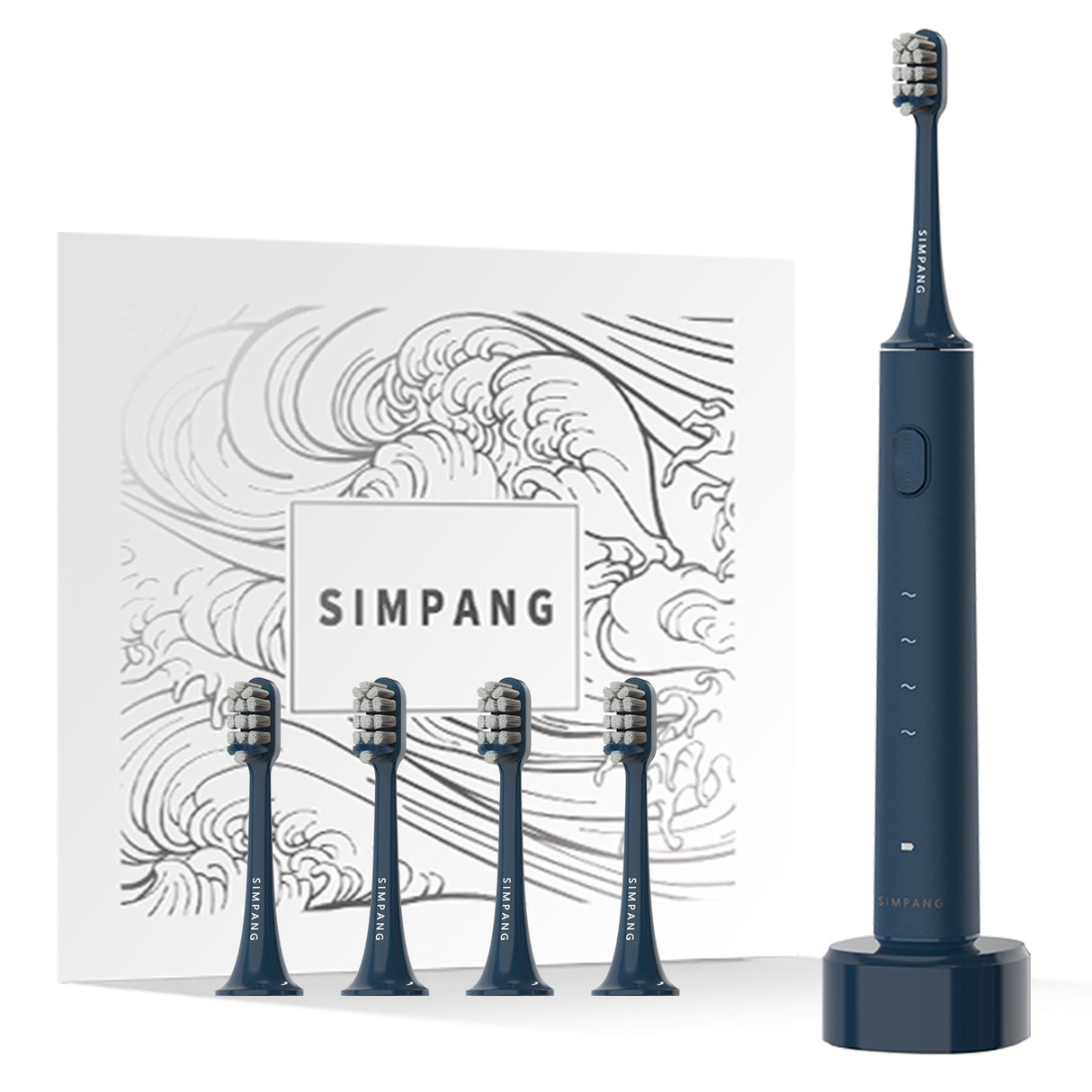 Smart Sonic Electric Toothbrush Soft Bristles Wireless Charging Adult Gift Box - V.I.P Digital Presence