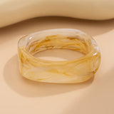 Vintage Irregular Dyeing Bracelet Round Wide Face Acrylic Bracelet for Women - V.I.P Digital Presence