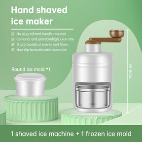 Shaved Ice Household Small Manual Ice Breaker Hand Ice Making Sand Hail Ice Breaking Magic Tool Making Continuous Sand Ice - V.I.P Digital Presence