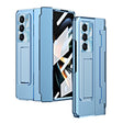 Samsung zfold 5 phone case FOLD4 flat hinge folding protective cover FOLD3 solid color bracket anti drop suitable - V.I.P Digital Presence