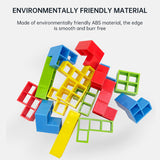 Tetra Tower Fun Balance Stacking Building Blocks Board Game for Kids Adults Friends Team Dorm Family Game Night and Partie