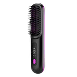 LCD wireless straightening comb rechargeable ceramic electric comb straightener portable negative ion non damaging heating comb - V.I.P Digital Presence