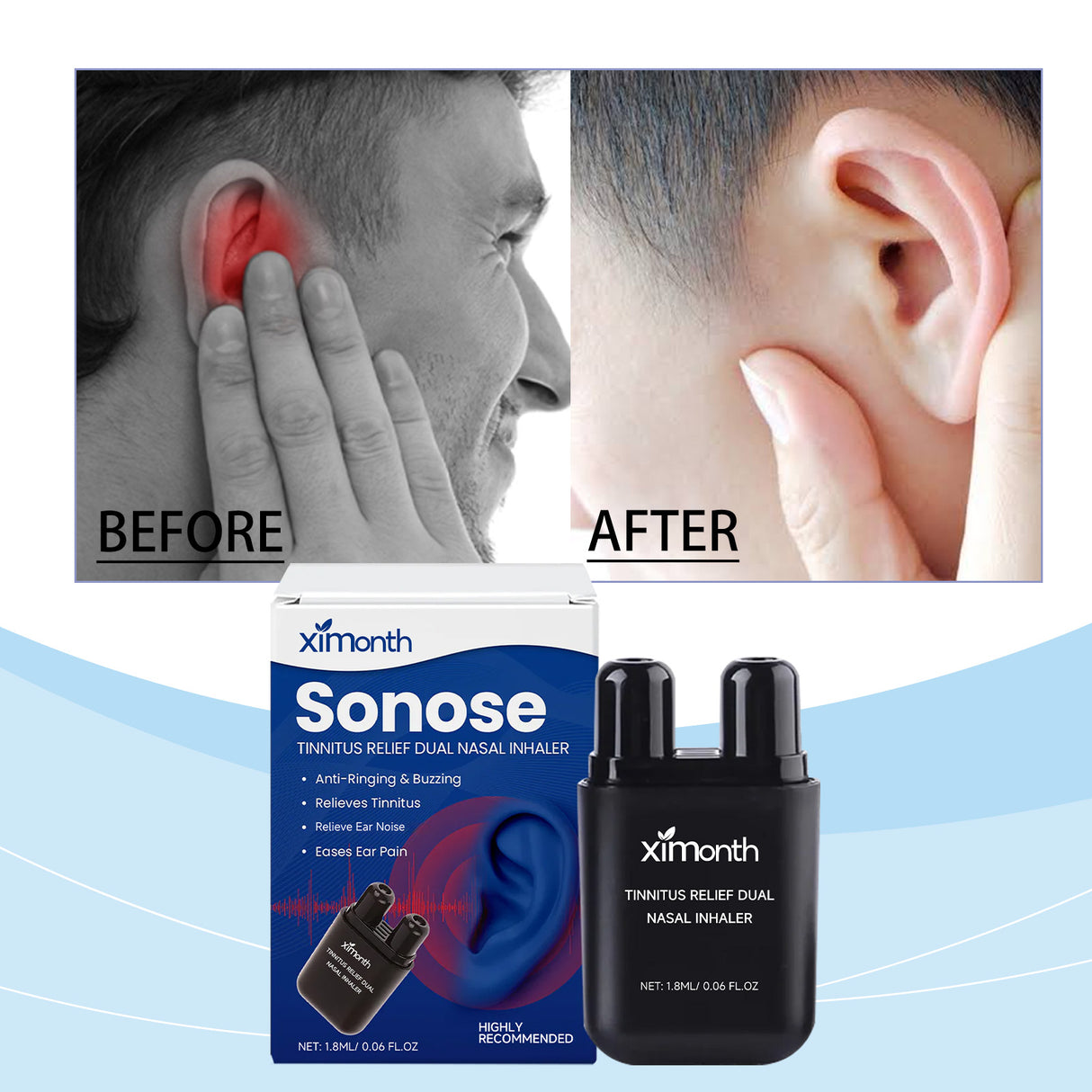 Ear Care Inhaler, Mint Nasal Tube And Gentle Ear Body Care Device - V.I.P Digital Presence