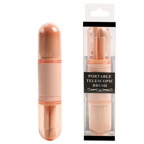 4 In 1 Telescopic Makeup Brush Portable Travel Makeup Brushes Set Eyeshadow Loose Powder Mini Makeup Brush Beauty Tools - V.I.P Digital Presence