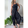 Loose sequin trousers INS elastic waist casual bloomers - V.I.P Digital Presence