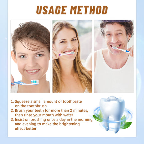 Stain Removal Toothpaste Cleans Teeth Odor Fresh And Beautiful Teeth Reduce Stains Everyday Care For Teeth - V.I.P Digital Presence