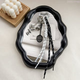 Miu Style Bag Charm Couple Edition Billiard Black 8 Decorative Chain Korean INS Alloy Badminton Climbing Keychain - V.I.P Digital Presence