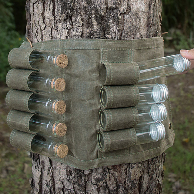 New Canvas Portable Bbq Outdoor Barbecue Seasoning Bottle Seasoning Bag Camping Picnic Seasoning Bottle Set - V.I.P Digital Presence