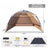 Outdoor 3-4 person one-touch quick-set tent, suitable for beach, fishing, family trips, picnics, parks, UV-resistant with sunsha - V.I.P Digital Presence