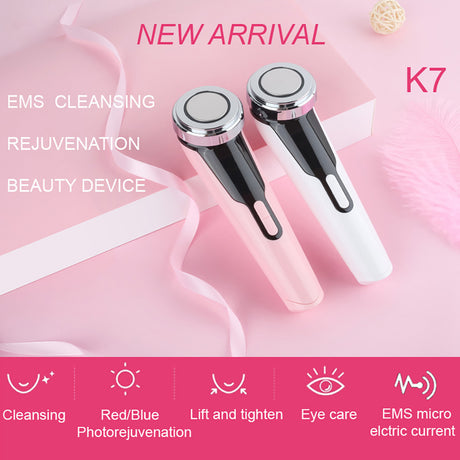 HailiCare Multi-Function 6-In-1 Skin Cleansing Instrument EMS Color Light Skin Rejuvenation Beauty Instrument - V.I.P Digital Presence
