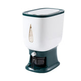 Measuring rice bucket 20 catties insect-proof and moisture-proof rice storage bucket household rice jar press out rice plastic r - V.I.P Digital Presence