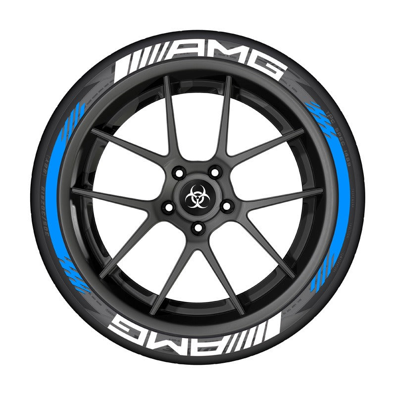 AMG car tire sticker rubber 3D three-dimensional integrated tire decoration car tire sticker - V.I.P Digital Presence