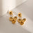 Stainless Steel Flower Dangle Earrings - V.I.P Digital Presence