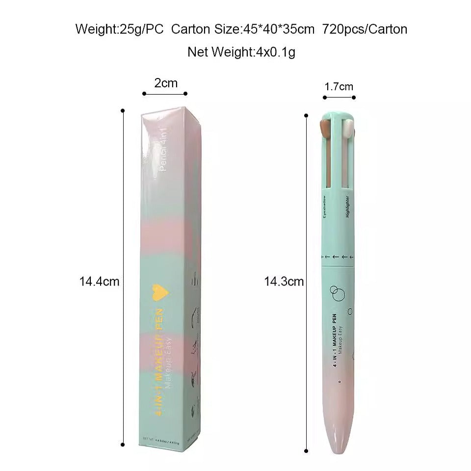 4 in 1 makeup pencil 4 in 1 makeup pencil 4 colors 4 colors lip liner highlight eye shadow eyeliner eyebrow pencil 4in1 - V.I.P Digital Presence