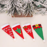 4pcs/lot New Year Christmas Gift Tableware Fork Knife Holder Bag Navidad  Noel Christmas Decorations for Home Dinner Table Decor - V.I.P Digital Presence