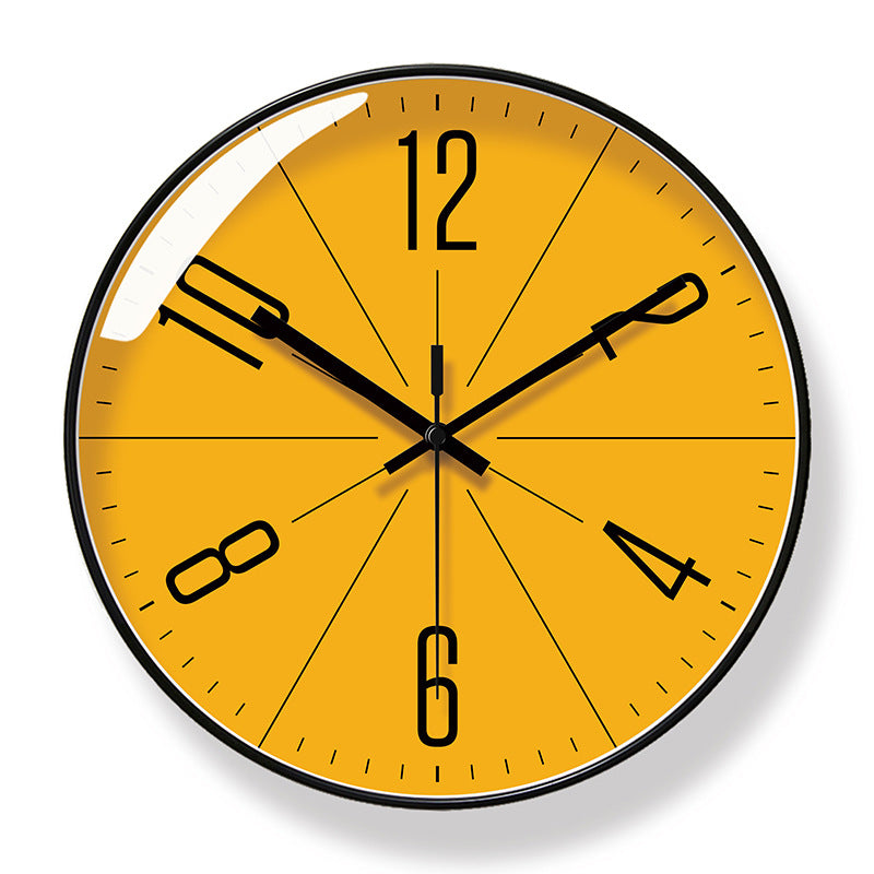 Brand - new 10/12 - inch modern wall clock. Its silent quartz makes it perfect for living rooms. - V.I.P Digital Presence