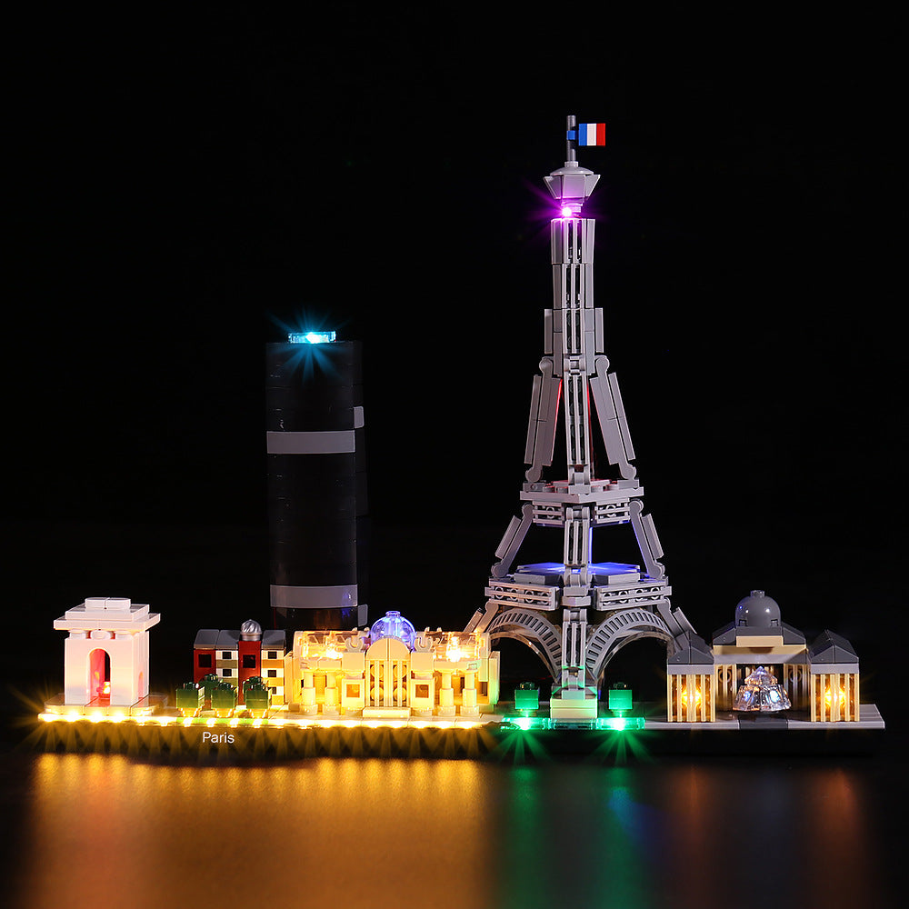 Vonado lighting is compatible with LEGO 21044 building blocks, skyline, Paris city LED lighting accessories set - V.I.P Digital Presence