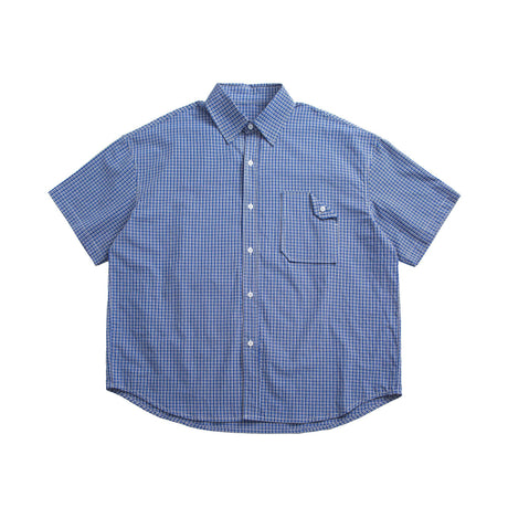 Checkered casual short sleeved shirt for men and women - V.I.P Digital Presence