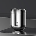 USB rechargeable electric washable shaver, men's dual blade mini travel portable shaver - V.I.P Digital Presence