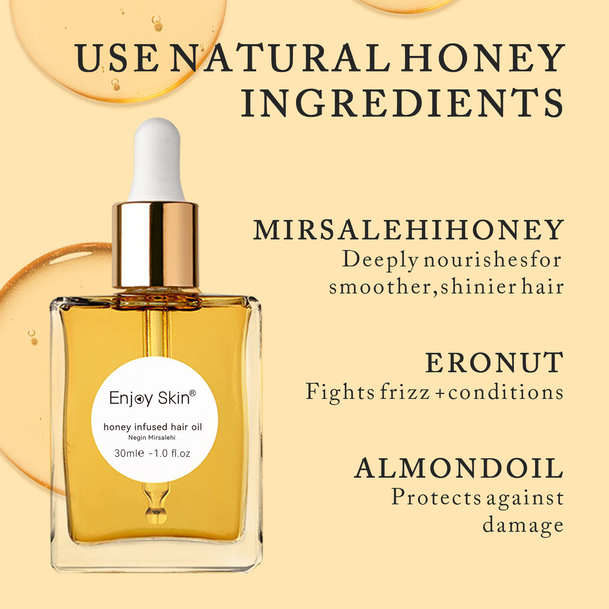 Professional Supplier Honey Hair Oil For Straighten Hair Repair Moisturizing Hair Serum - V.I.P Digital Presence