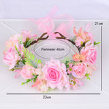 Korean garland headdress fresh corolla walk show dance headdress holiday pastoral props handmade hairpin - V.I.P Digital Presence