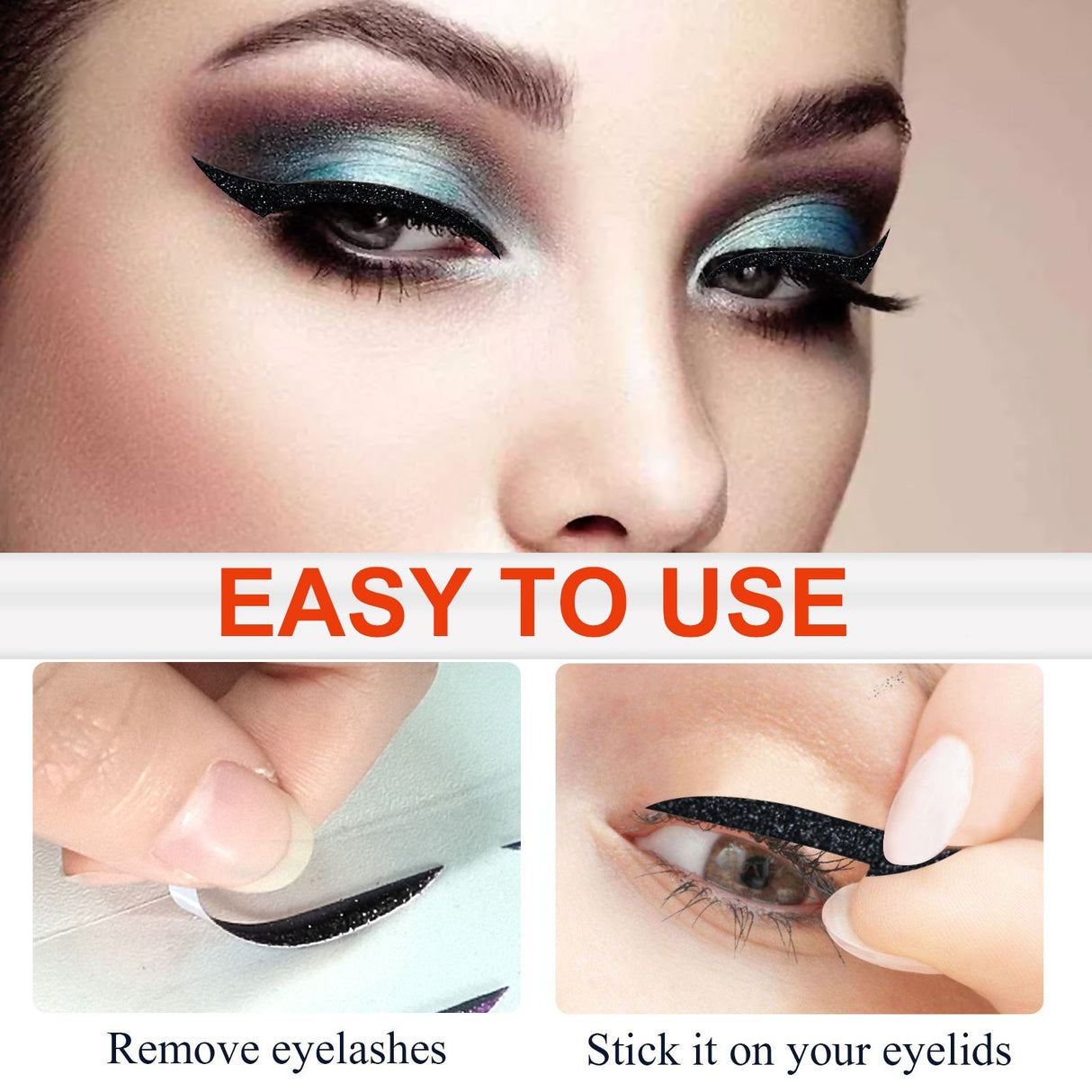 Reusable Eyeliner Stickers, Double Eyelid Stage Makeup Party Nightclub - V.I.P Digital Presence