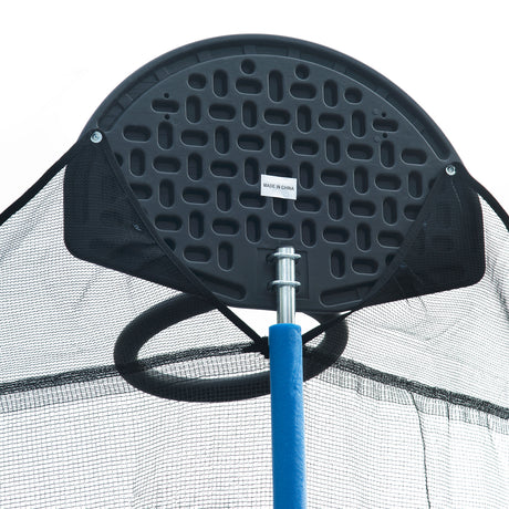 14FT Trampoline for Adults & Kids with Basketball Hoop, Outdoor Trampolines w/Ladder and Safety Enclosure Net for Kids and Adult - V.I.P Digital Presence