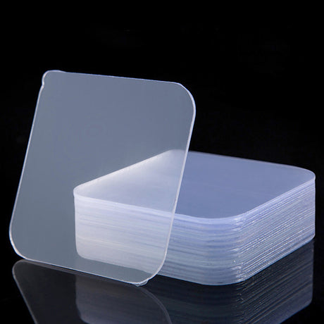 Multipurpose Transparent Traceless Removable Square Sticky Nano Gel Double Sided Adhesive Tape 6*6cm - V.I.P Digital Presence
