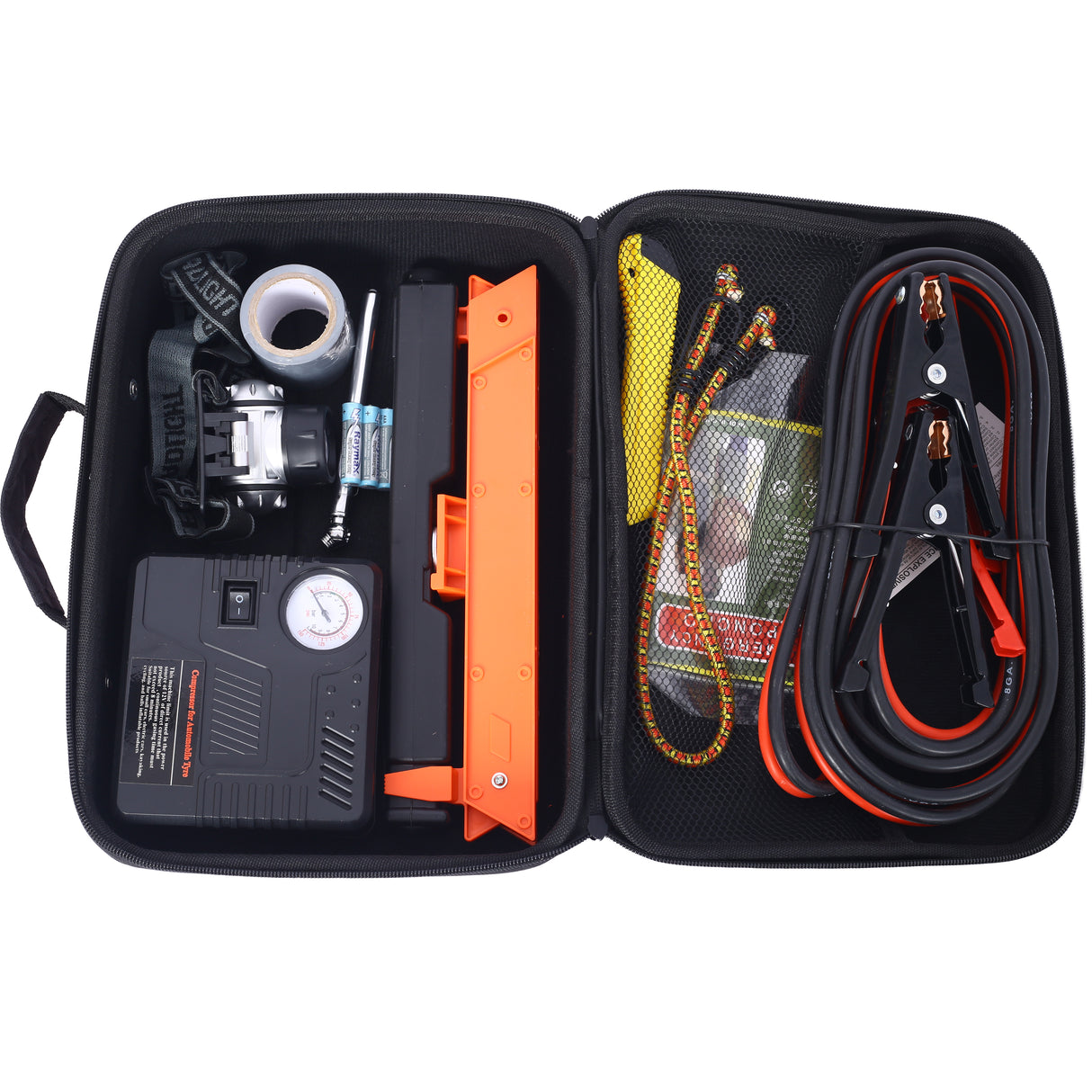 Auto Safety Emergency Kit, Emergency Car Kit with Portable Air Compressor - V.I.P Digital Presence