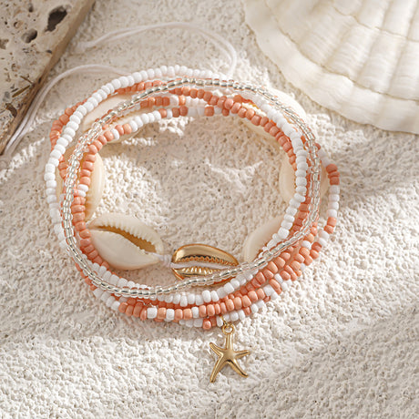 Mermaid Princess Shell Beads Waist Chain Beach Ocean Wind Waist Chain Starfish Body Chain - V.I.P Digital Presence
