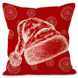 Christmas hat pillowcase linen Christmas tree letter print pillowcase holiday - V.I.P Digital Presence
