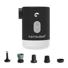 FLEXTAILGEAR Max Pump 2 Pro 4-in-1 Portable Mini Air Pump Electric Inflator USB Charging Sleeping Pad Camping Mattress Packraft - V.I.P Digital Presence