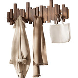 Coat Racks Wall Hanging Wall Entry Door Porch Hanging Scarf Coat Rack Perforated Solid Wood Creative Piano Keys Clothes Hook - V.I.P Digital Presence