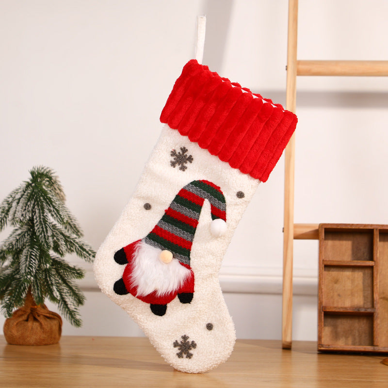 Christmas decorations, candy socks, embroidered Santa Claus socks, Christmas children's gifts, socks, gift bags, pendants - V.I.P Digital Presence