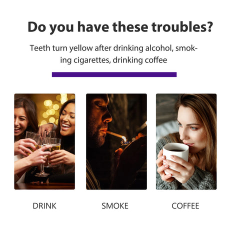 V34 Purple Toned Tooth Mousse Toothpaste Teeth Cleaning Stains Smoke Tartar Oral Care - V.I.P Digital Presence