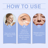 Crema para ojos con mantequilla de café y pasto que nutre, suaviza, reafirma y absorbe suavemente la piel de los ojos.