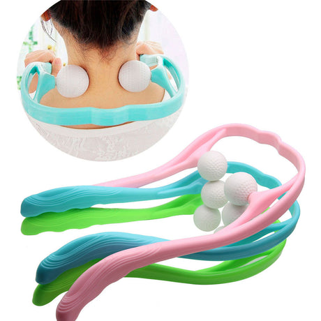 Aptoco Newest Neck and Shoulder Therapeutic Dual Trigger Point Self-Massage Tool - V.I.P Digital Presence