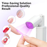 Mini UV Nail Lamp Dryer Machine Portable USB Rechargeable LED Nail Quick Drying Light Handheld Manicure Lamp For Gel Varnish - V.I.P Digital Presence