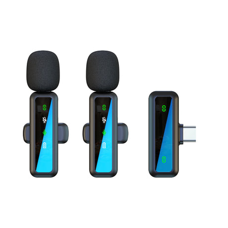 Wireless Lapel Microphone for Outdoor Computer Live Streaming Noise Reduction Universal Small Microphone - V.I.P Digital Presence
