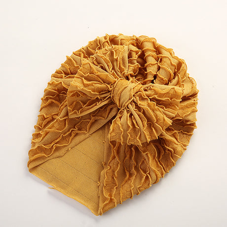 Baby Cow Louver Bow Head Cap Baby High Elastic Brimless Indian Tire Hat - V.I.P Digital Presence