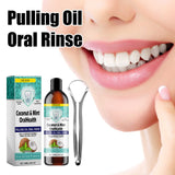 EELHOE   Oral Coconut Oil Mouthwash Removes Stains Beautifies Teeth Freshens Breath Cleans Mouth And Protects Gums - V.I.P Digital Presence