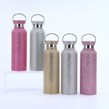 304 stainless steel drill bottle portable car insulated cup outdoor portable large capacity sports kettle - V.I.P Digital Presence
