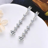 4 Carat Moissanite 925 Sterling Silver Earrings - V.I.P Digital Presence