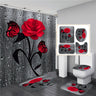 Hot HD Digital Printing Polyester Waterproof Polyester Flower Bathroom Hotel Shower Curtain - V.I.P Digital Presence